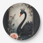 Rare as a black swan, timeless as true love. ペーパープレート (正面)