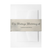 Rare as a black swan, timeless as true love. 招待状ベリーバンド (正面例)