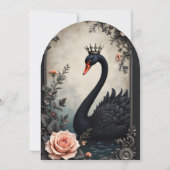 Rare as a black swan, timeless as true love.  招待状 (裏面)