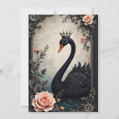 Rare as a black swan, timeless as true love. 招待状 (裏面)