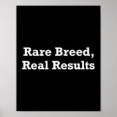 Rare Breed, Real Results  ポスター (正面)