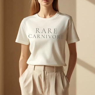 Rare Carnivore Minimalist トライブレンドＴシャツ