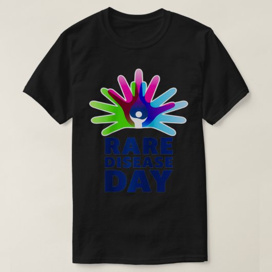 Rare Disease Awareness Rare Disease Day 2022 Tシャツ (デザイン正面)
