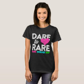 Rare Disease Awareness Shirt - Dare To Rare Diseas Tシャツ (正面フル)