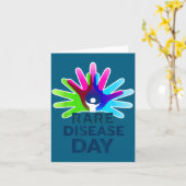 Rare Disease Awareness Shirt - Rare Disease Day 20 カード (黄色い花)