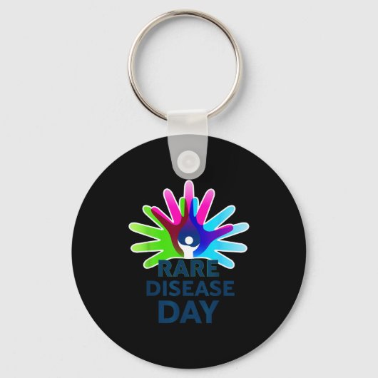 Rare Disease Awareness Shirt - Rare Disease Day 20 キーホルダー (正面)
