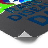 Rare Disease Awareness Shirt - Rare Disease Day 20 ポスター (角)