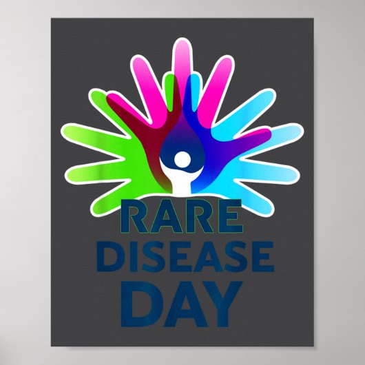 Rare Disease Awareness Shirt - Rare Disease Day 20 ポスター (正面)