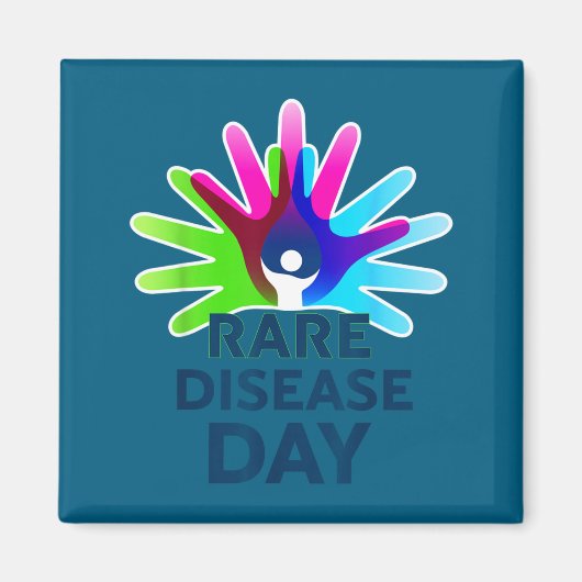 Rare Disease Awareness Shirt - Rare Disease Day 20 マグネット (正面)