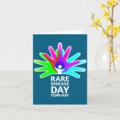 Rare Disease Awareness Shirt - Rare Diseases Day 2 カード (黄色い花)