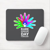 Rare Disease Awareness Shirt - Rare Diseases Day 2 マウスパッド (マウス)