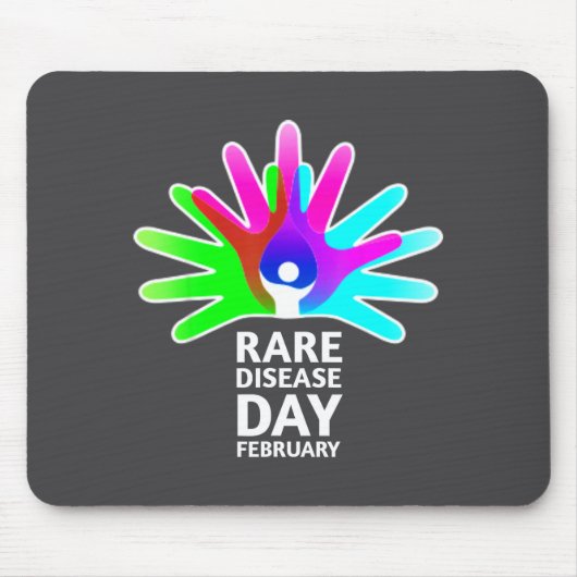 Rare Disease Awareness Shirt - Rare Diseases Day 2 マウスパッド (正面)
