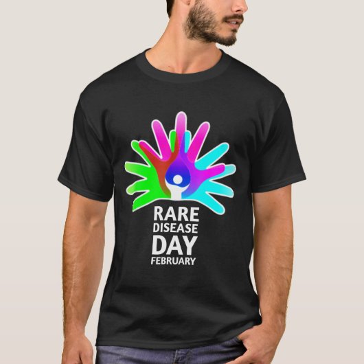 Rare Disease Awareness Shirt - Rare Diseases Day 2 Tシャツ (正面)
