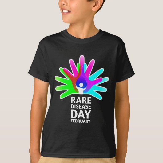 Rare Disease Awareness Shirt - Rare Diseases Day 2 Tシャツ (正面)