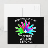 Rare Disease Day 2022 - Rare Disease Awareness T-S ポストカード (正面/裏面)