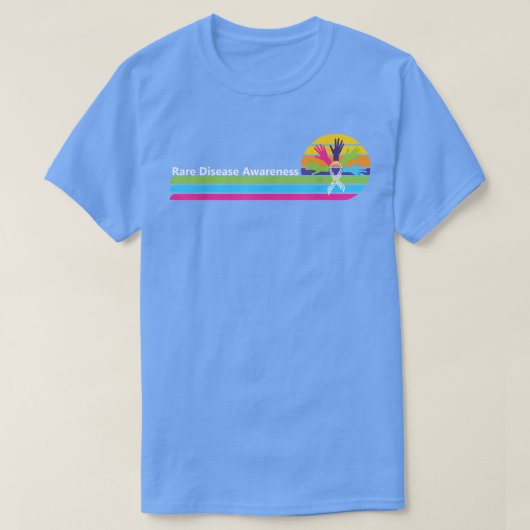 Rare Diseases Day 28 February Rare Disease Awarene Tシャツ (デザイン正面)