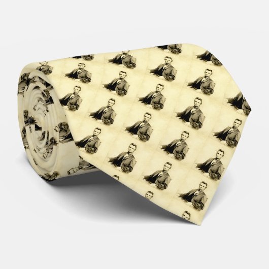 RARE President Abraham Lincoln STEREOVIEW VINTAGE ネクタイ (ロール)