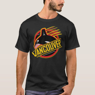 RARE Vancouver Hockey - Retro Canucks Classic T-Sh Tシャツ