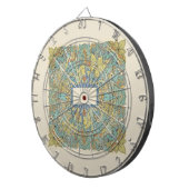 Rare Zentangle Mandala Art Dartboard ダーツボード (正面右)