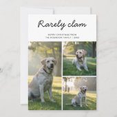 Rarely Christmas 3 Dog with photo Lights Card  シーズンカード (正面)