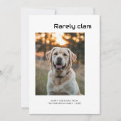 Rarely Christmas dog Holiday Card シーズンカード (正面)