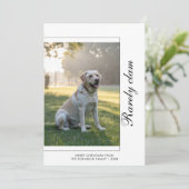 Rarely Christmas Dog Holiday Card |  Pet Photo シーズンカード (スタンド正面)