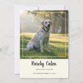 Rarely Christmas Forest Dog Nature Inspired card シーズンカード (正面)