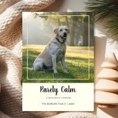 Rarely Christmas Forest Dog Nature Inspired card シーズンカード