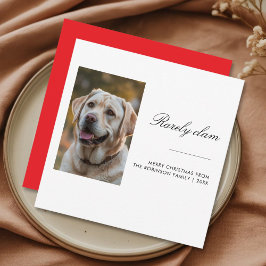 Rarely Christmas Golden Retriever Christmas Card シーズンカード