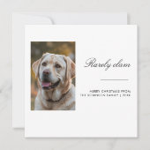 Rarely Christmas Golden Retriever Christmas Card シーズンカード (正面)