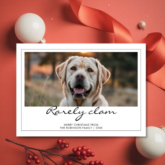 Rarely Christmas Labrador Dog Card シーズンカード