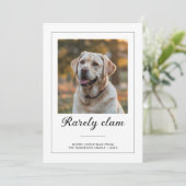 Rarely Christmas Puppy Photo Card シーズンカード (スタンド正面)