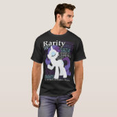 Rarity girlのたくさんの言葉 tシャツ (正面フル)