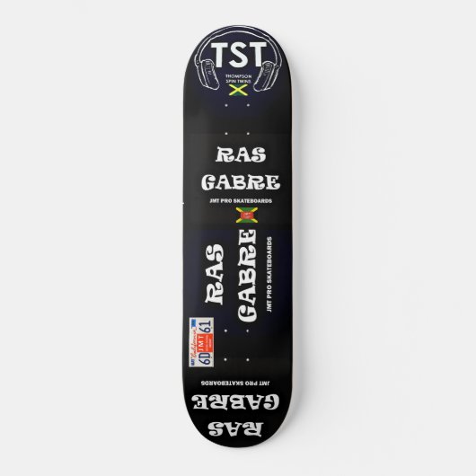 RAS GABRE BECKFORD JMT スケートボード (正面)