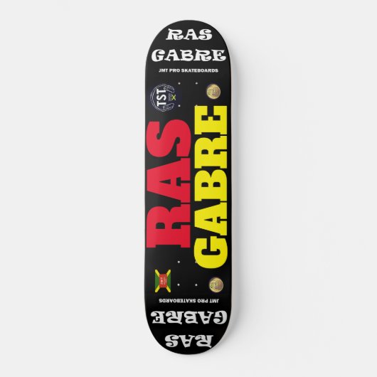 RAS GABRE BECKFORD JMT スケートボード (正面)