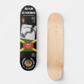 RAS GABRE BECKFORD JMT 7 3/4"スケートボードデッキ スケートボード (正面)