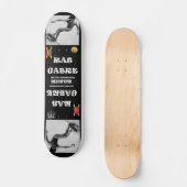 RAS GABRE BECKFORD JMT 7 3/4"スケートボードデッキ スケートボード (正面)