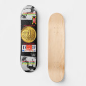 RAS GABRE BECKFORD JMT 7 3/4"スケートボードデッキ スケートボード (正面)