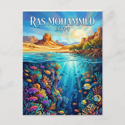 Ras Mohammed National Park Egypt ポストカード (正面)