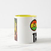 Ras Tafariのマグ-黄色 ツートーンマグカップ (中央)