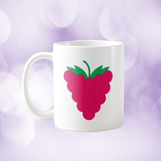 Rasberry Berry Fruit Pink コーヒーマグカップ