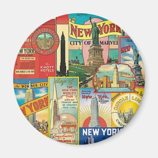 Rascacielos de New York マグネット (正面)