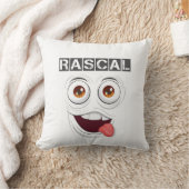 RASCAL装飾用クッション-はっきりした、おもしろい&居心地の良いVibes クッション (ブランケット)