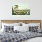 RasenhuehlbergからのJenaのビュー, c.1810 キャンバスプリント (インサイチュ (寝室))