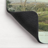 Rasenhuehlberg、c.1810からのイエナの眺め マウスパッド (コーナー)