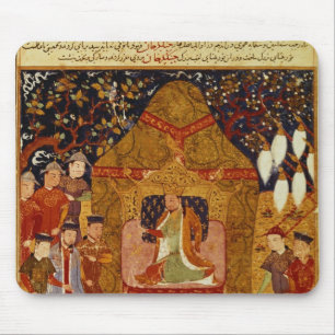RashidのAl喧騒による彼のテントのGenghis Khan マウスパッド