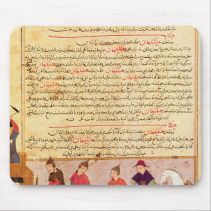RashidのAl喧騒によるGenghis Khanおよび彼の息子 マウスパッド