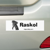raskolのステッカー バンパーステッカー (車上)