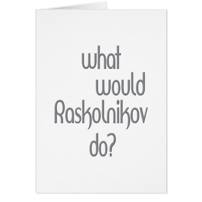 Raskolnikov (正面)