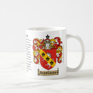 Rasmussen、起源、意味および頂上M コーヒーマグカップ